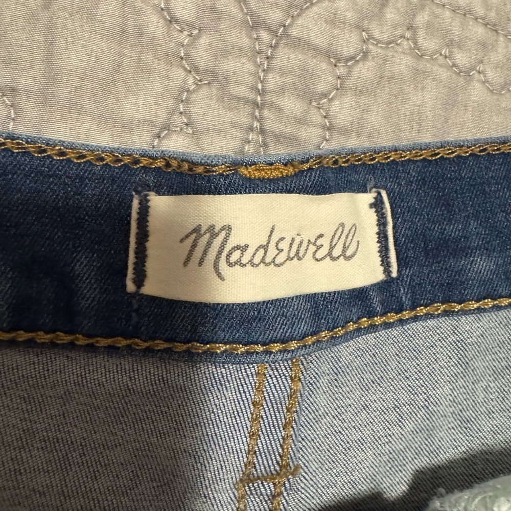 Madewell High-Rise Roadtripper Jeggings in Ellerby Wash Zip Pocket Size 29 Tall - Picture 8 of 12